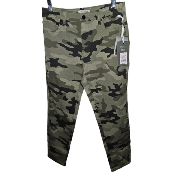 NWT Nili Lotan×Target Camo High Rise Ankle Pants - Picture 1 of 4